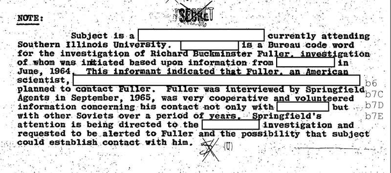 Illustration for article titled We Got Buckminster Fuller's FBI File